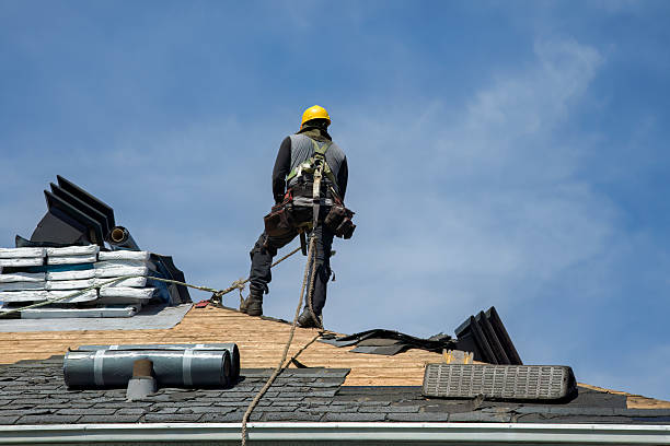 Professional Roof Replacement technician working in Swanzey, NH